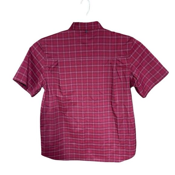 Flatwoods Threads Large (L) NWT Red Plaid Short Sleeve Shirt Mens - Picture 3 of 8